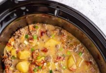 Slow Cooker Creamy Potato Bacon Soup