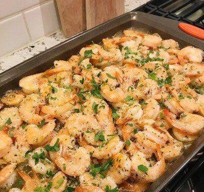 Garlic Parmesan Roasted Shrimp