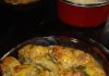 BAKED LEGS WITH CREAM OF MUSHROOM