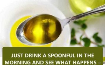 JUST DRINK A SPOONFUL IN THE MORNING AND SEE WHAT HAPPENS – YOU WOULDN’T HAVE GUESSED IT
