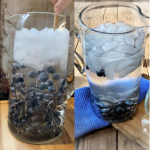 Blueberry water recipe: very simple and refreshing!
