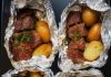 Garlic Steak & Potato Foil Packets