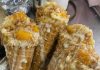 Peach Cobbler Cheesecake Cones