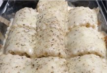 Chicken Alfredo Lasagna Rolls