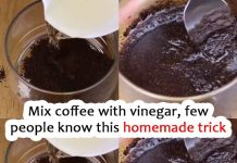 Mix coffee with vinegar. The reason why all women in France do this