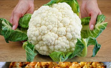 How delicious is that, crispy cauliflower from the oven