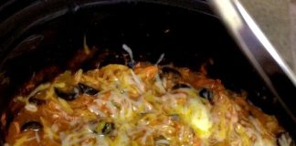 Crock Pot Chicken Enchilada Casserole