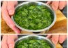A drink made from parsley. Excellent natural tea in 5 minutes