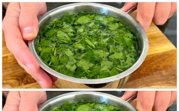 A drink made from parsley. Excellent natural tea in 5 minutes