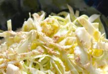 Seattle Teriyaki Restaurant Coleslaw