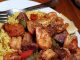Jerk Steak & Shrimp over Yellow Rice