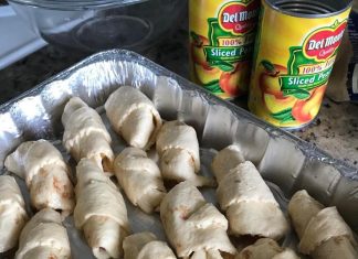 Easy Peach Dumplings