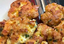 Cheesy Chicken Fritters