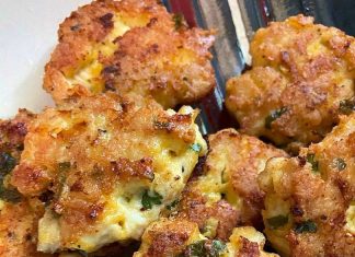 Cheesy Chicken Fritters