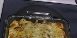 Creamed Chicken and Biscuits Casserole