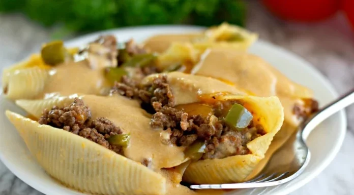 Philly Cheesesteak Stuffed Shells