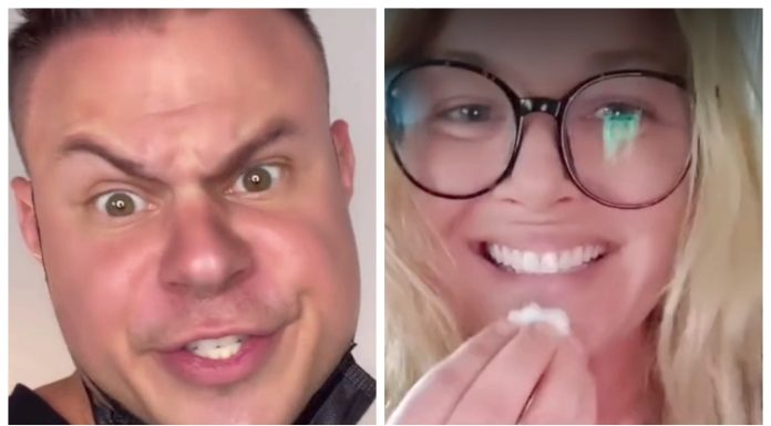 Dentists Issue Warning After Viral Trend Has People Cleaning Their Teeth With Magic Erasers