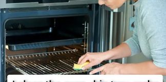 I clean the oven, drip tray, racks and glass in one go, I’ll tell you how!