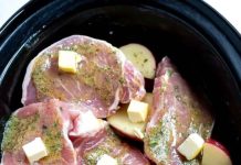 CROCKPOT RANCH PORK CHOPS AND POTATOES
