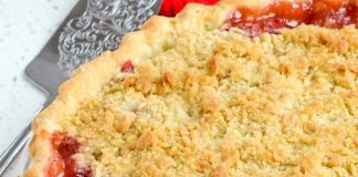 STRAWBERRY RHUBARB PIE