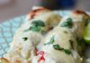 Easy Creamy Shrimp Enchiladas
