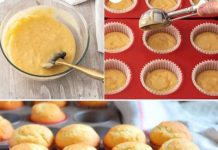 Homemade orange Cupcakes.