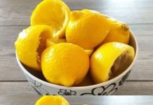 Lemon peels in oil: an ancient preparation