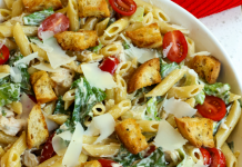 CHICKEN CAESAR PASTA SALAD