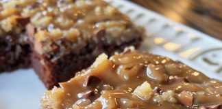 GERMAN CHOCOLATE SHEET CAKE