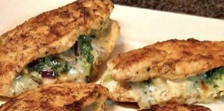Broccoli Cheese Stuffed Chicken Breast