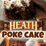 Heath Bar Poke Cake