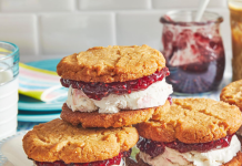 PB and J Ice Cream Sandwich