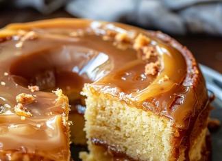 This Salted Caramel Kentucky Butter Cake is Out of This World!