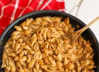 Creamy Beef and Shells