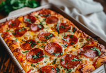 Irresistible Pizza Casserole Delight
