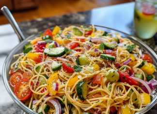 California Spaghetti Salad: Taste of Sunshine!