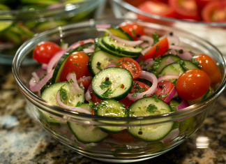 Marinated Cucumbers, Onions, and Tomatoes: A Taste of Summer
