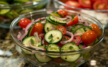 Marinated Cucumbers, Onions, and Tomatoes: A Taste of Summer