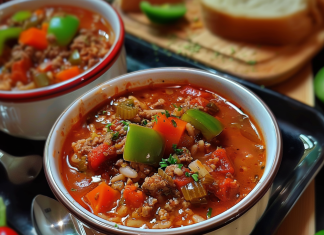 You Won’t Believe How Easy This Stuffed Pepper Soup Is!