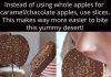 Caramel Apple Slices Bar