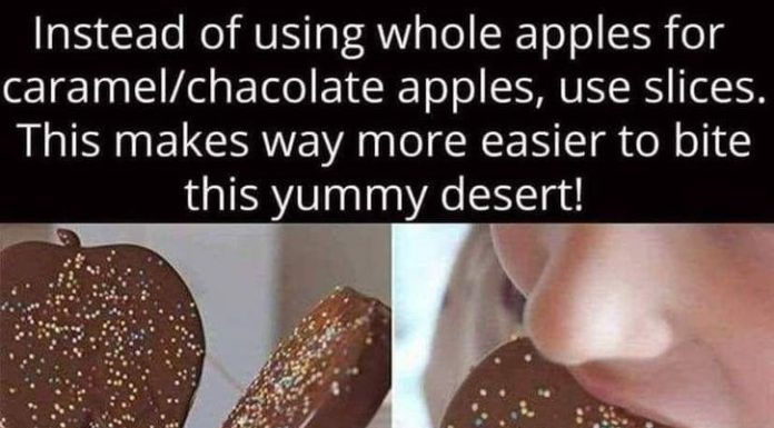 Caramel Apple Slices Bar