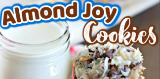 4-ingredient Almond Joy Cookies