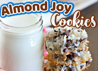 4-ingredient Almond Joy Cookies