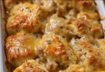 Chicken Bubble Biscuit Bake Casserole