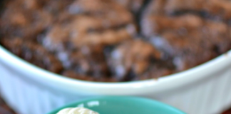 EASY CHOCOLATE COBBLER