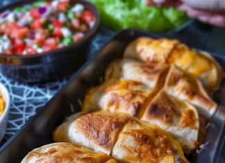 Uncover the Ultimate Snack: Loaded Cheesy Pocket Tacos – Bursting with Flavor!