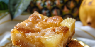 Tropical Pineapple Cake Bars Bliss