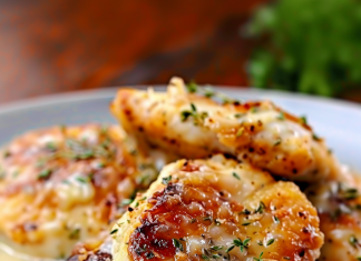 Indulge in the Ultimate Comfort Food: Creamy Parmesan Chicken Delight – A Flavor Sensation!