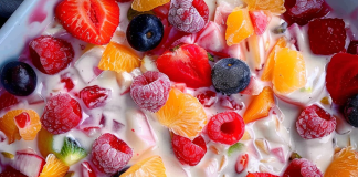 Refreshing Frozen Fruit Salad Delight
