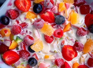 Refreshing Frozen Fruit Salad Delight
